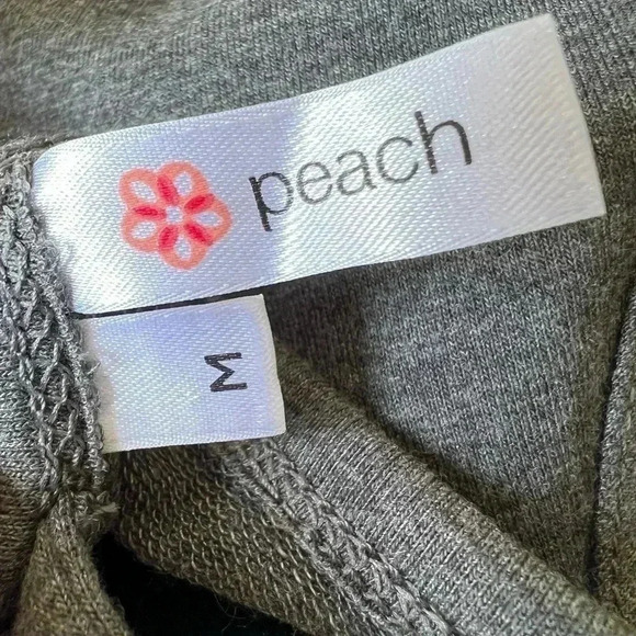 Peach dress in Charcoal grey‎ very comfy Sz Medium - Picture 11 of 12
